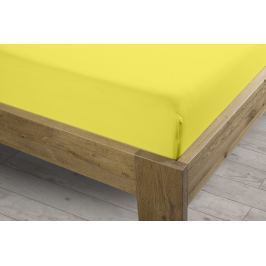 Sintex Prostěradlo Sintex LUX s Lycrou žluté v.30cm - 90x200 cm