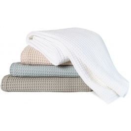 Vandyck Vandyck Luxusní přehoz na postel Home Piqué waffle White - bílá - 160x250 cm