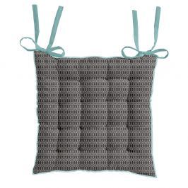 TODAY HIPPIE CHIC podsedák 40x40 cm Losange/Blue Bay