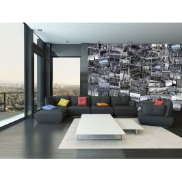 1Wall 1Wall Kreativní koláž 64 dílů 37,5 x 27,5cm Černobílý New York