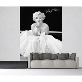 1Wall 1Wall fototapeta Marilyn Monroe ČB 158x232 cm