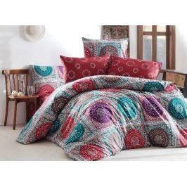 Homeville Povlečení 100% bavlna Isabella se dvěma povlaky na polštář - 140x200 / 50x70+70x90