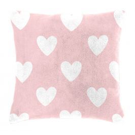 Mistral home Dětský polštářek beránek Mistral Home Amore pink srdíčka 40x40 cm