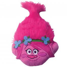 CTI CTI 3D hlava polštářek Trolls (Trollové) Poppy head 33x54 cm