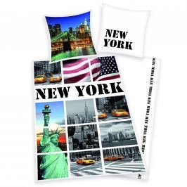Herding Povlečení New York pohlednice 140x200,70x90