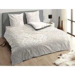 Descanso Luxusní saténové povlečení DESCANSO 9301 Lace pískové - 200x200-220 / 60x70 cm