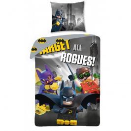 Halantex Halantex povlečení Lego Batman 140x200cm + 70x90cm