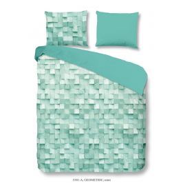 Good Morning 3D povlečení Good Morning 100% bavlna Geometric Mint - 140x200-220 / 60x70 cm