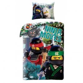 Halantex Halantex povlečení Lego Ninjago Ninja moves 140x200cm + 70x90cm