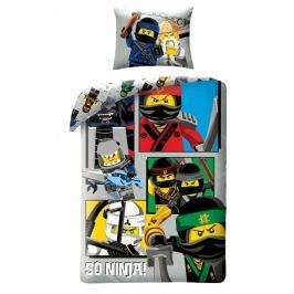 Halantex Halantex povlečení Lego Ninjago So ninja! 140x200cm + 70x90cm