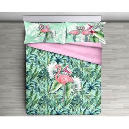 Gipetex Natural Dream 3D italské povlečení 100% bavlna Flamingo - 140x200 / 70x90 cm