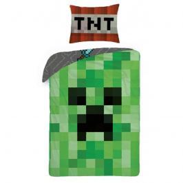 Halantex Halantex povlečení Minecraft 001BL 140x200cm + 70x90cm