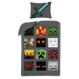 Halantex Halantex povlečení Minecraft 013BL 140x200cm + 70x90cm