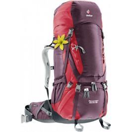 Dámský batoh Deuter Aircontact 60 + 10 SL Barva: aubergine-cranberry