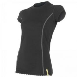 Dámské triko Sensor Merino Wool Active kr.r. Velikost: M / Barva: černá