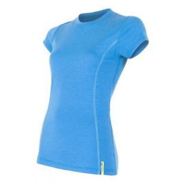 Dámské triko Sensor Merino Wool Active kr.r. Velikost: L / Barva: modrá