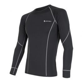 Pánské funkční triko Sensor Coolmax Fresh dl.rukáv Velikost: S / Barva: černá
