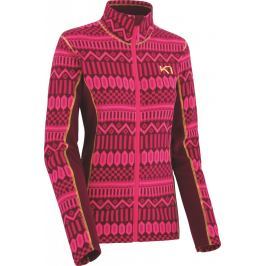 Dámská mikina Kari Traa Kroll Fleece Velikost: L / Barva: růžová