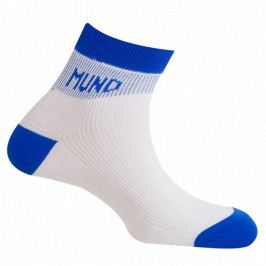Ponožky Mund Cycling/Running Velikost: L / Barva: bílá/modrá
