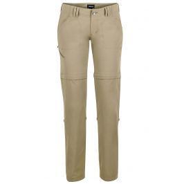 Dámské kalhoty Marmot Lobo's Convertible Pant Velikost: S (6) / Barva: hnědá